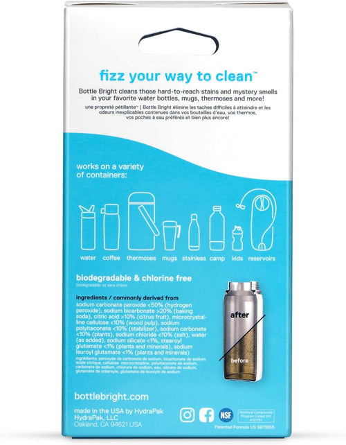 Cleaning Tablets 12, 36, 78 Count – Water Bottle Cleaner for Stainless Steel, Tumblers, Thermos | Removes Coffee Tea Stains, Eliminates Odors, Easy and Safe Cleaning